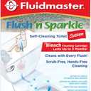 Fluidmaster 8300 Flush 'n Sparkle Automatic Toilet Bowl Cleaning System with Bleach Cartridge, 1 Count (Pack of 1)