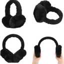 Winter Women Earmuff Foldable Ear Warmer Fluffy Ear Cover Outdoor Ear muffs