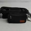 Momcozy Universal Stroller Organizer with Insulated Cup Holder Detachable Phone Bag & Shoulder Strap, Fits for Stroller like Uppababy, Baby Jogger, Britax, BOB, Umbrella and Pet Stroller (Black)