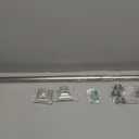 Ivilon Drapery Treatment Window Curtain Rod - Square Design 1 1/8 Rod. 48 to 86 Inch. Satin Nickel