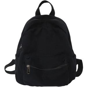 XPONNI Small Backpack Purse for Teen Girls Grunge Accessories Purse Backpack for Women Mini Backpack Purse (Black)