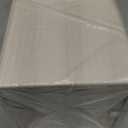 Leather Ivory White Tissue Box Cover, Square Tissue Box Holder Compatible with Kleenex for Bathrooms