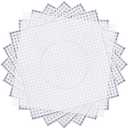 Phinus 6 PCS 5mm Fuse Beads Pegboards Kits, Plastic Bead Boards with 4 PCS Ironing Paper, Large Square Clear Beads Pegboards for Kids Craft Bead, DIY Craft Bead