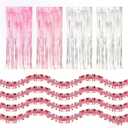 8 Pcs Galentines Garland, Galentines Wall Decor, Galentines Decorations Set, for Best Friend Celebrations, Wedding Anniversaries, Proposals, Family Occasions, and Table and Chair Decorations