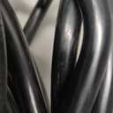 25Ft 12/3 Outdoor Extension Cord with 3-Outlets, Heavy Duty 12 Gauge 3 Prong Extension Cord Waterproof with Lighted end, 15A 12AWG 1875W SJTW, ETL Listed - Great for Garage, Garden and Home, Black