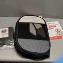 Goozii Pet Cat Playpen for Indoor Cats Enclosed, Puppy Dog Play Pen for Outdoor Travel Camping (Small Size, Beige & Dark Grey)