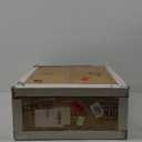 Major-Q 25" H Transitional Style Clean and Classic Rectangular Wooden Top End Table with 2 Storage Compartments