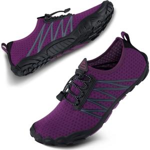 SEEKWAY Water Shoes Men Women Adult Quick-Dry Aqua Sock Barefoot for Beach Swim River Pool Lake Hiking Kayaking Surfing Size: 10 Women/9 Men