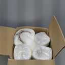 AAAAAcessories DShaped Chair Cushions, 2" Thick Dining Chair Pads with Ties and Removable, MachineWashable Cover, 17" x 16", Oatmeal Beige