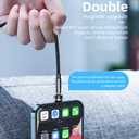 540 Rotation Nylon Braided USB C Magnetic Phone Charger (7-Pack, 1.6ft/3.3ft/3.3ft/6.6ft/6.6ft/10ft/10ft) - 3 in 1 Magnetic Cable Compatible with Micro USB, Type C iProduct etc