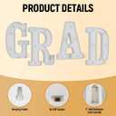 Grad Light Up Letters GRAD Sign for 2026 Graduation Party Decorations, Lighted Marquee Letters for Kindergarten Preschool High School College Grad Party Decor, Table Desk Wall Photo Booth Use