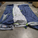 14.1'x6.5'x9' Inflatable Tents for Camping, Portable 6/8/10 Person Blow Up Air Tent, Waterproof Windproof Easy Setup Large Family Tent with 2 Doors, 6 Windows, Mosquito Screen (Navy Blue)