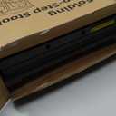 Folding 2-Step Stool for Adults Kids Non-Slip Collapsible Portable Step Stool for Kitchen Home Toilet Bedroom Office Bathroom Rv,Holds 300 Lbs(Grey) (Gray)