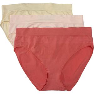 Warner's Women's Warners Blissful Benefits Dig-free Seamless Hipster 3-Pack  (XL)