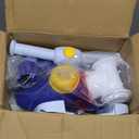 Electric Baby Balance Bike with Bubble Machine for 1 Year Old Boys Girls 4 in 1 Toddler Balance Bike 12-48 Month Kids Bubble Bike Ride Toys First Birthday Gift with Powered Motor, Music, LED Lights (Blue)