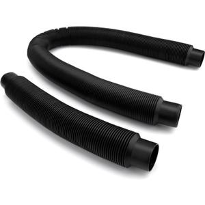 Rainwater Collection Downspout Hose, 11 Ft and 27.5 Inch Lengths, 1.25 Inch Diameter, for Rainwater Buckets, to Store More Rainwater in Gardens and Outdoors 2-Pack