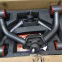 KSP 2-4in Upper Control Arm with Flexible Ball Joints for Silverado Sierra 2500HD 3500HD 20-26, Heavy Duty Steel Front Control Arm fit Chevy GMC,Adjustable Enlarged UCA Replace for OE Fixed Parts