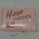 Hairro Human Hair Topper with Wispy Bangs, Clips on 360 3D Cover Real Hairpieces Lightweight, 2.25"x6" Base for Women with High Hairline/Thinning Hair, 8 Inch Medium Brown Mix Dark Blonde Bangs