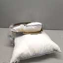 20x20 Pillow Inserts Set of 2, Machine Washable Soft Fluffy Hypoallergenic Virgin Microfiber Premium Throw Pillow Stuffer, Christmas Decorative Cushion for Bed, Couch, Sofa,Indoor - White