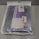 Batianda Ultimate Laptop Case for M4 MacBook Air 15 inch 2025 A3241 2024 M3 A3114 2023 M2 A2941 Model Matte Carbon Fiber Edges Shockproof Anti-Scratch and Anti-Fingerprint, Lavender Grey