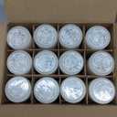 Shihanee Set of 36 Pillar Candles and Glass Cylinder Vases Clear Cylinder Holders for Slim Pillar Candles Wedding Centerpieces(2.6'' X 4.7'', 5.9'', 7.9'',Ivory White)