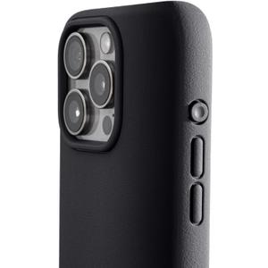 TineeOwl for iPhone 15 Pro Magnetic Case - Dune Series, Compatible with MagSafe, TPU, Minimalist, Slim/Thin, Grippy with Microfiber Lining, Rounded Action Button (Black, iPhone 15 Pro)