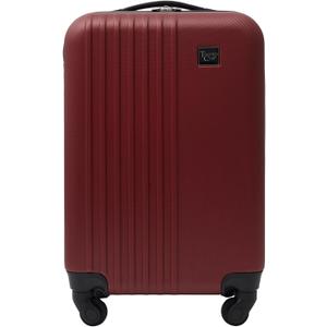 Travelers Club Cosmo Hardside Spinner Luggage, Rhubarb Red, Carry-On 20-Inch