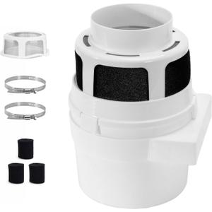 Upgraded Version - VIWINVELA 3 in 1 Indoor Dryer Vent Kit for Electric Dryer, Dryer Lint Trap Filter Bucket Dryer Lint Catcher Box
