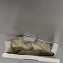 Adhesive Curtain - No Drilling, No Rod, Easy to Install Blackout Curtains for Window Blinds, Bedroom (Beige 35 * 71 In-1P)