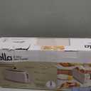 Bella 2 Slice Slim Toaster, Fits-anywhere Kitchenware, 6 Setting Shade Control with Reheat & Cancel Buttons, Fits sourdough, 10 Long Slot, Anti-Jam & Auto Shutoff, 900 Watt, Oatmilk