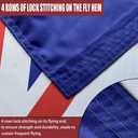 Australia Australian Flag 3x5 Outdoor Double Sided- Heavy Duty Australian National Flags for wall with 2 Brass Grommets 4 Rows Stitched Australian Decorations