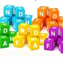 Dice Game Fast-Paced Word Adult Party Game for Family Fun for 1–5 Players for Families, Gamenight and Hangouts Classic Nighttime Word Challenge (60 Dice)