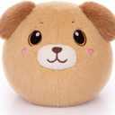 Biscuit Puffy Puppy Stuffed Animal (12 in) - Stuffed Animal Dog Stuffed Animals - Puppy Plush Dog Plush - Puppys Stuffy Dog Plushies - Funny Plushies Peluches - Plush Toys Stuffy