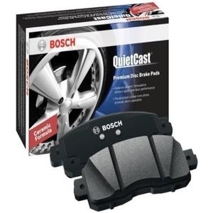 Bosch Automotive BC1548 QuietCast Premium Ceramic Disc Brake Pad Set - Compatible with Select Chevrolet City Express; Nissan Frontier, Leaf, NV200; FRONT