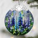 Texas Bluebonnet Christmas Ornaments: Christmas Tree Ornaments, Holiday Decor for Flower Lover, Stocking Stuffers, Gift Ideas, Xmas Gifts & Gifts for Women