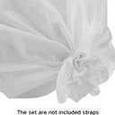 100 Pack 14x24 Inch Empty Sand Bags, White Woven Polypropylene Sandbags for Flood Control Emergency Situation Roadblock Building Construction