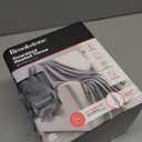 Brookstone Oversized Electric Heated Throw - Heated Blankets - 4 Heat Settings, 4-Hour Auto Shut Off, 100% Polyester, 50"x60" - Charcoal