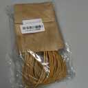 AWELL Mini Size Kraft Paper Bag with Handle Party Favours Bag 6x4.5x2.5 inch for Wedding Birthday Baby Shower Recycled Bag, Pack of 24