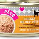 I and love and you Wet Cat Food - Chicken Me Out Pâté - Chicken Recipe, Grain Free, Filler Free, 5.5oz Pack of 12 Cans, Best By: AUG 2027