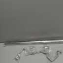 Ivilon Drapery Window Curtain Rod - Knob Design, 1 Inch Rod, 48 to 86 Inch. Satin Nickel