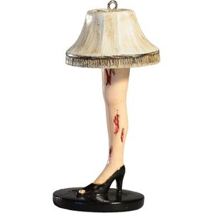 HorrorNaments Fra-Gee-Lay Leg Lamp Horror Ornament - Scary Prop and Decoration for Halloween, Christmas, Parties and Events