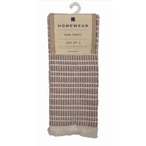 Home Wear Hand Towels Set Of 2 15x25
