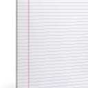 ZZTX Legal Pads 8.5 x 11 Inch White Writing Notepad, Lined Writing Pads for Work Office School, 50 Sheets Per Pad, A4, 1 Pack