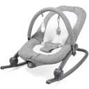 Baby Delight Aura Deluxe | Portable Baby Bouncer for Infants | Baby Rocker | Quilted Charcoal Tweed (Grey)