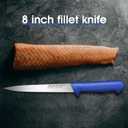 DRAGON RIOT Premium Fish Fillet Knife 8 inch Boning Knife for Meat Cutting Stainless Fish Fillet Turkey Carving Knife