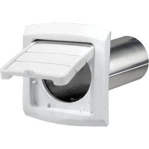 Dundas Jafine BHLH4WZW EzAccess Exhaust Hood, 4 Inch, Plastic, White