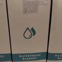 Waterproof Blanket 40"x60" for Adults, Reversible Waterproof Bed Cover for Dogs Cats Pets, Soft Leakproof Blanket for Bed Couch Sofa Furniture Protector, Navy Blue/Light Grey