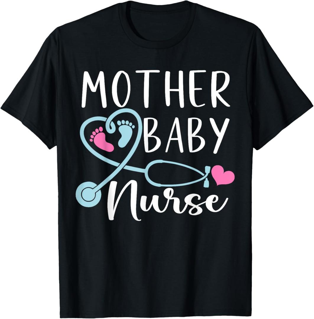 Postpartum Nursing T-Shirt (Small, Black)