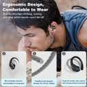 3-in-1 AI Language Translation Earbuds, Real-Time Translator Earbud with Power Level Display, 144 Languages & Accents, Personalized Initial Gift Wireless Bluetooth Headphones for Travel, Business-C