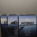 Framed Motivational Wall Art for Office Decor, Set of 3 Inspirational Modern Iceberg Canvas Wall Art Prints, Navy Blue Effort Success Victory Quotes for Home Office Gym Wall Decor, 16x24